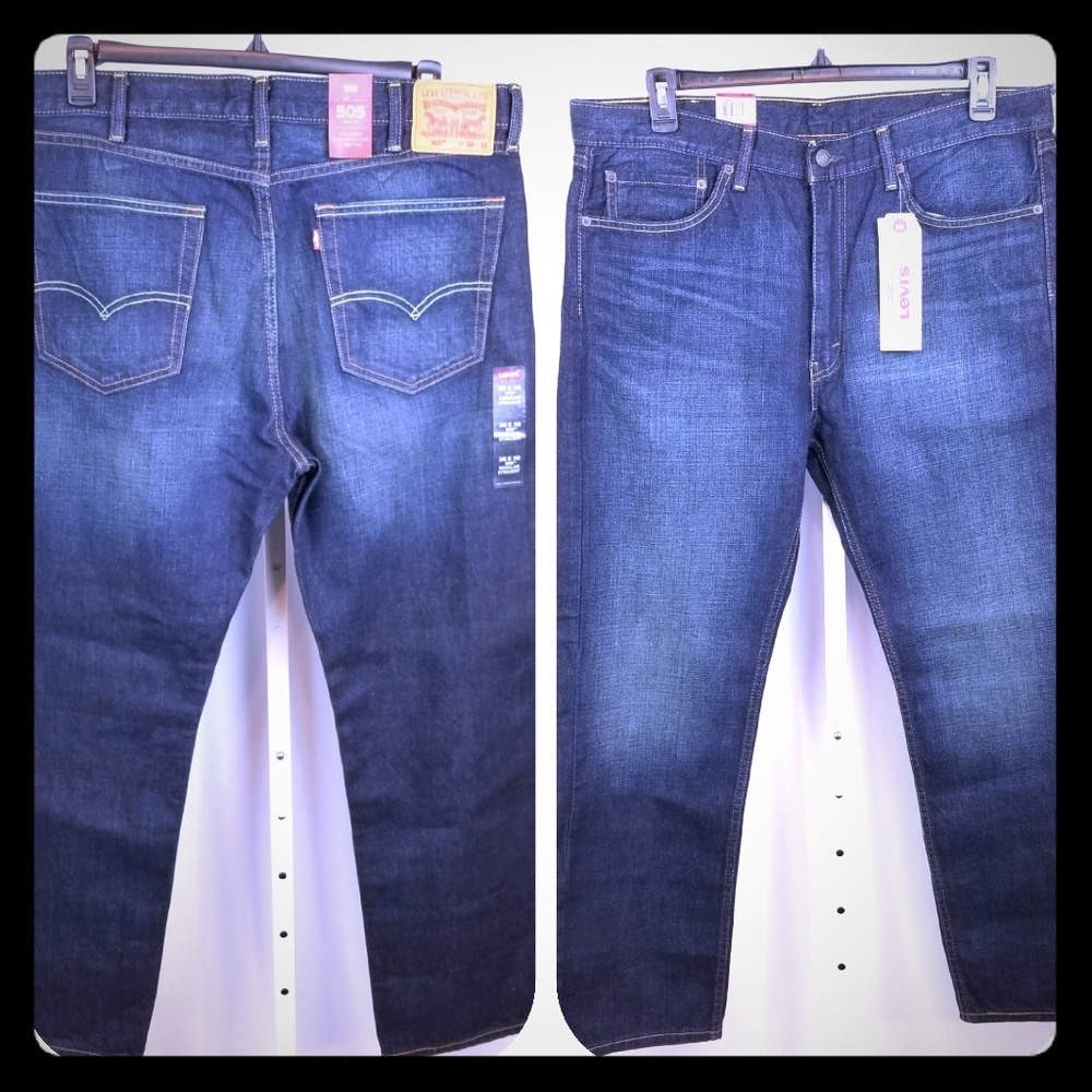 Levi's 505 Regular Fit Straight Jeans